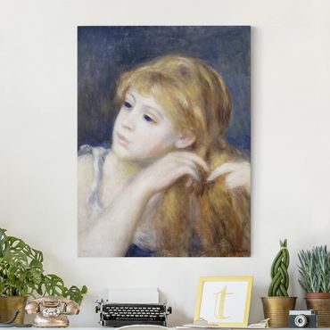 Impression sur toile - Auguste Renoir - Head of a Young Woman