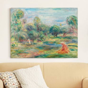 Impression sur toile - Auguste Renoir - Landscape At Cagnes