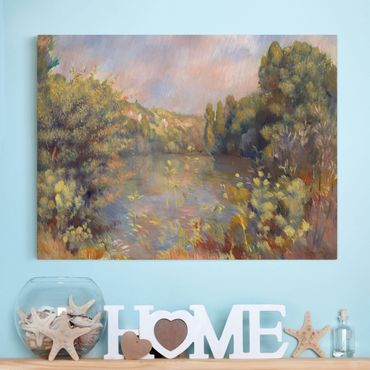 Impression sur toile - Auguste Renoir - Lakeside Landscape