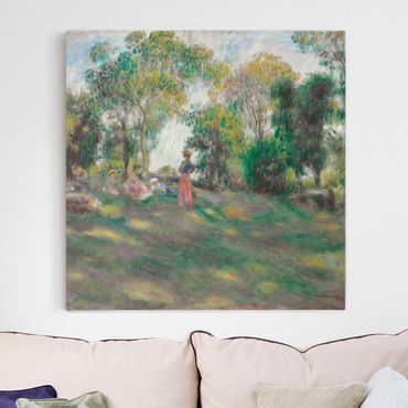 Impression sur toile - Auguste Renoir - Landscape With Figures