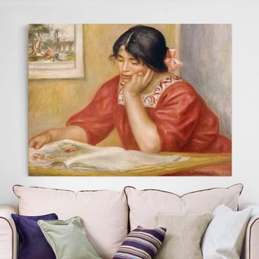 Impression sur toile - Auguste Renoir - Leontine Reading