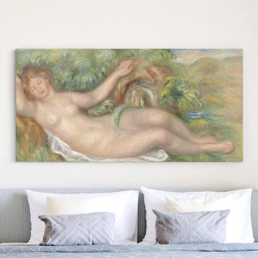 Impression sur toile - Auguste Renoir - Nude Lying, The Source