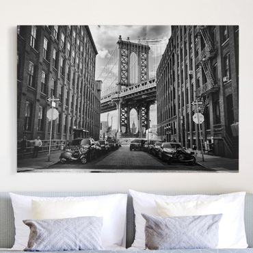 Impression sur toile - Manhattan Bridge In America