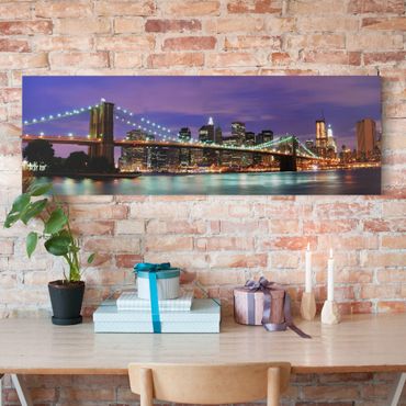 Impression sur toile - Brooklyn Bridge In New York City
