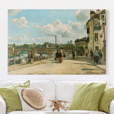 Impression sur toile - Camille Pissarro - View Of Pontoise