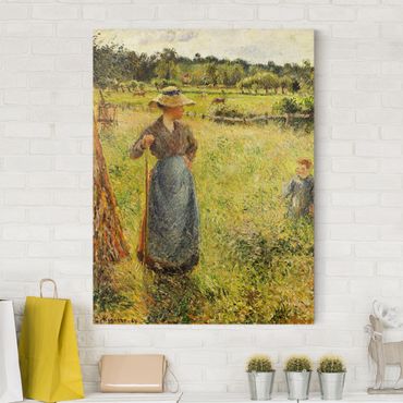 Impression sur toile - Camille Pissarro - The Haymaker