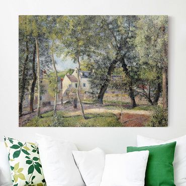 Impression sur toile - Camille Pissarro - Landscape At Osny Near Watering