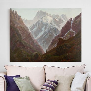 Impression sur toile - Carl Gustav Carus - High Mountains