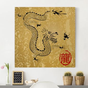 Impression sur toile - Chinese Dragon