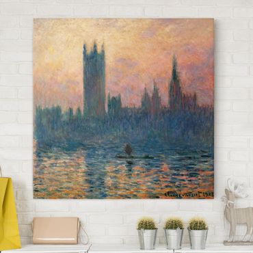 Impression sur toile - Claude Monet - London Sunset