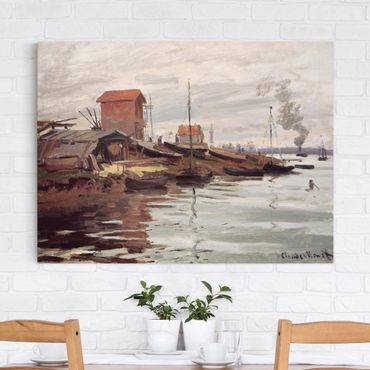 Impression sur toile - Claude Monet - The Seine At Petit-Gennevilliers