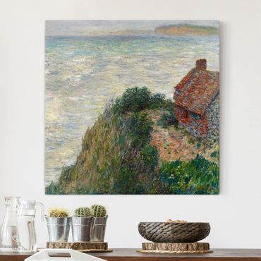 Impression sur toile - Claude Monet - Fisherman's house at Petit Ailly
