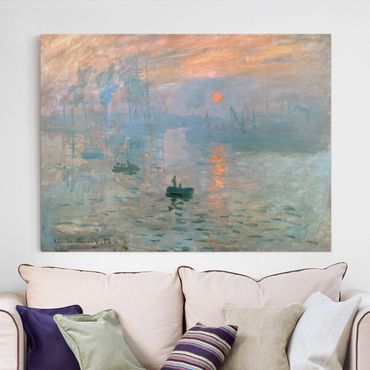 Impression sur toile - Claude Monet - Impression (Sunrise)