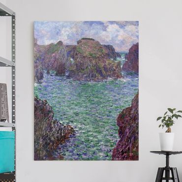 Impression sur toile - Claude Monet - Port-Goulphar, Belle-Île