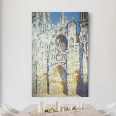 Impression sur toile - Claude Monet - Portal of the Cathedral of Rouen
