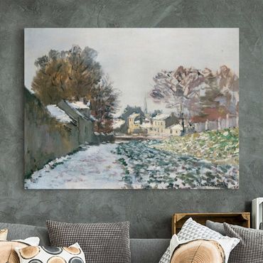 Impression sur toile - Claude Monet - Snow At Argenteuil