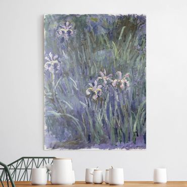 Impression sur toile - Claude Monet - Iris