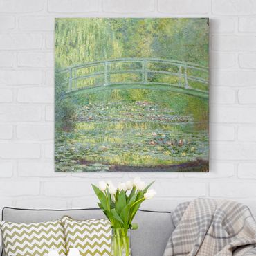 Impression sur toile - Claude Monet - Japanese Bridge