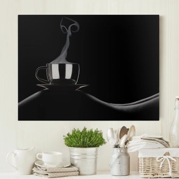 Impression sur toile - Coffee in Bed