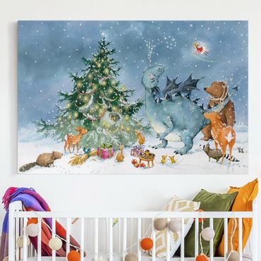 Impression sur toile - Vasily Raccoon - Christmas