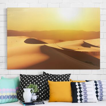 Impression sur toile - The Saudi Arabian Desert