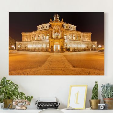Impression sur toile - Dresden Opera House