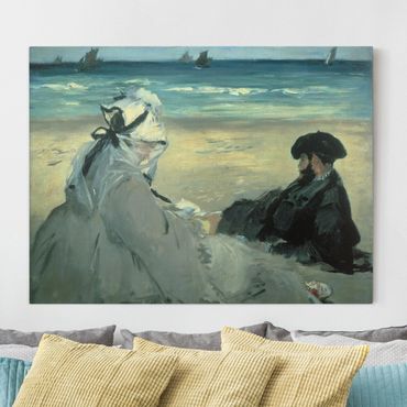 Impression sur toile - Edouard Manet - On The Beach