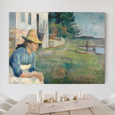 Impression sur toile - Edvard Munch - Evening
