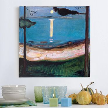 Impression sur toile - Edvard Munch - Moon Night