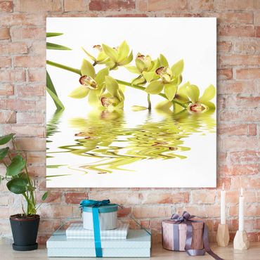 Impression sur toile - Elegant Orchid Waters
