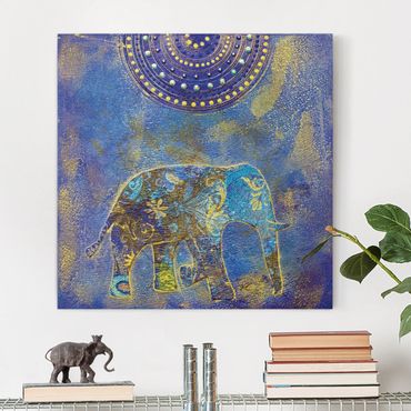 Impression sur toile - Elephant In Marrakech