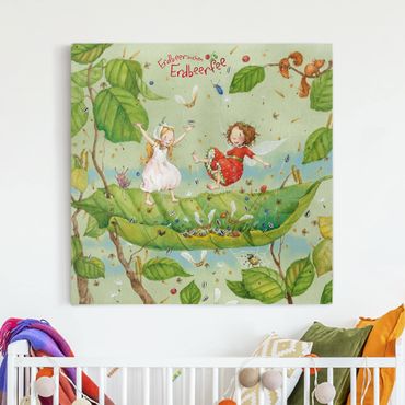 Impression sur toile - Little Strawberry Strawberry Fairy - Trampoline