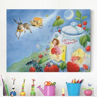 Impression sur toile - Little Strawberry Strawberry Fairy - Donkey Casimir