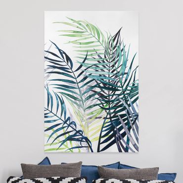 Impression sur toile - Exotic Foliage - Palme