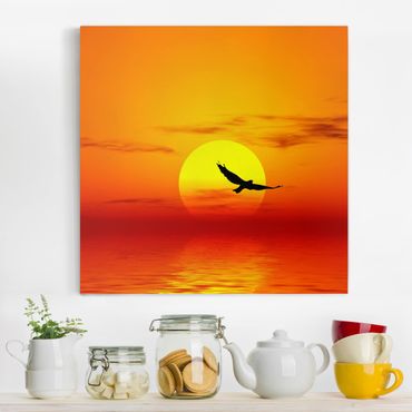 Impression sur toile - Fabulous Sunset