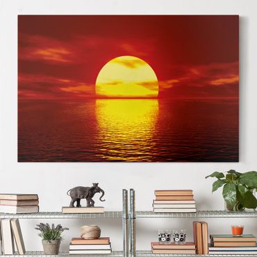 Impression sur toile - Fantastic Sunset