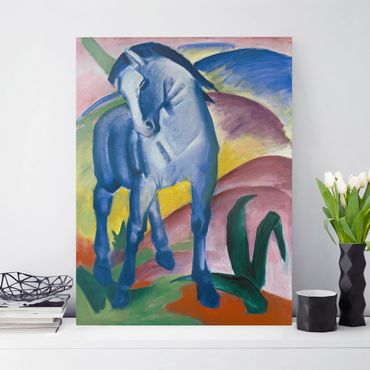 Impression sur toile - Franz Marc - Blue Horse I
