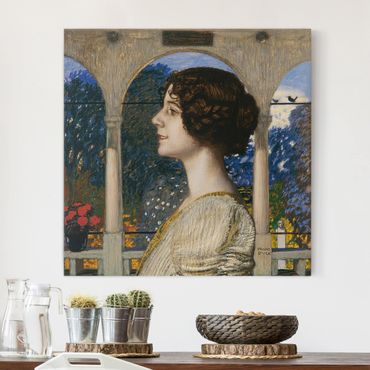 Impression sur toile - Franz Von Stuck - Female Portrait