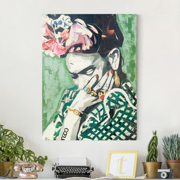 Impression sur toile - Frida Kahlo - Collage No.3