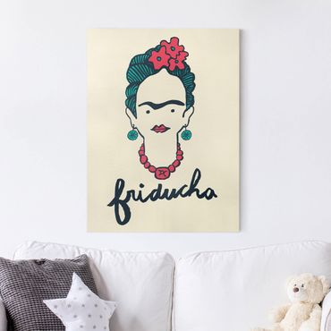 Impression sur toile - Frida Kahlo - Friducha