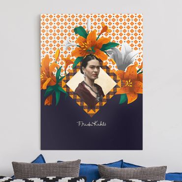 Impression sur toile - Frida Kahlo - Lilies