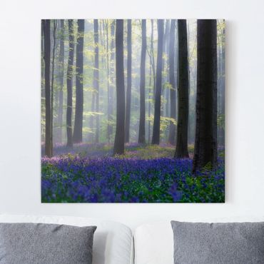 Impression sur toile - Spring Day In The Forest