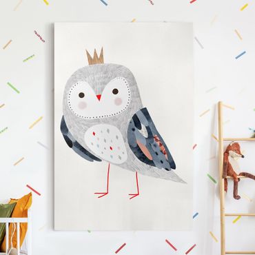 Impression sur toile - Crowned Owl Light