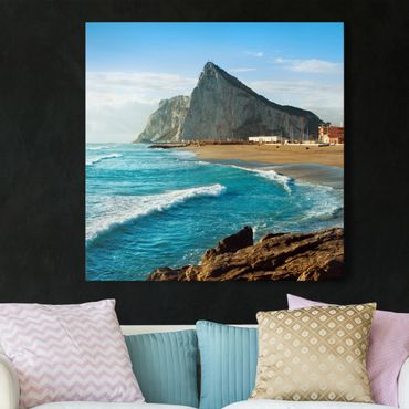 Impression sur toile - Gibraltar By The Sea