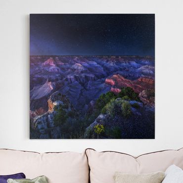 Impression sur toile - Grand Canyon Night