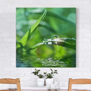 Impression sur toile - Green Ambiance II