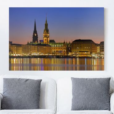 Impression sur toile - Hamburg Panorama