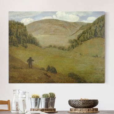 Impression sur toile - Hans Thoma - Silent Valley