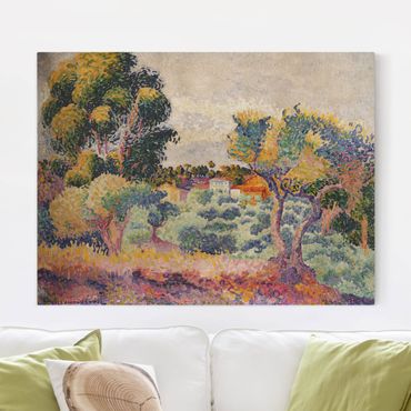 Impression sur toile - Henri Edmond Cross - Eucalyptus And Olive Grove