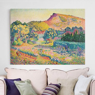 Impression sur toile - Henri Edmond Cross - Landscape With Le Cap Nègre